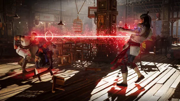 Imagen de juego de 'Mortal Kombat 1' en el Summer Game Fest 2023.