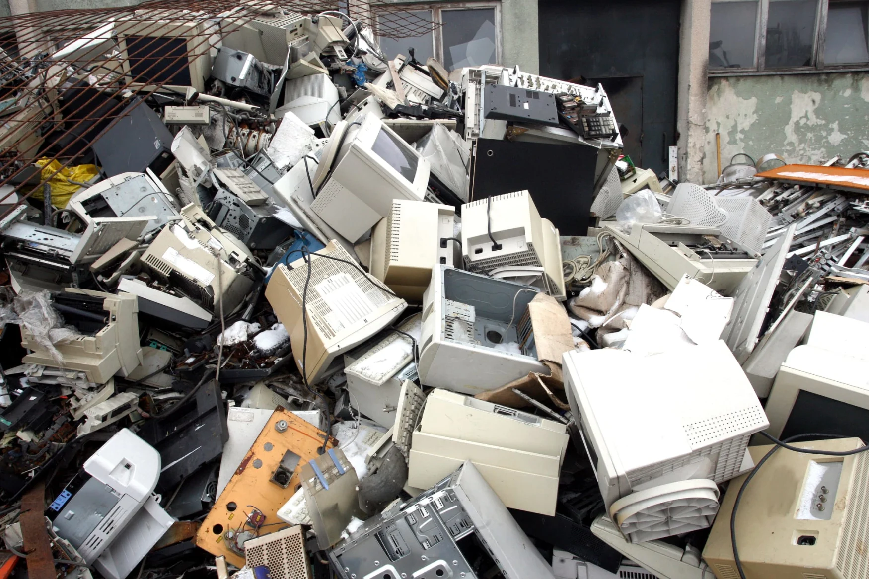 computer parts for electronic recycling