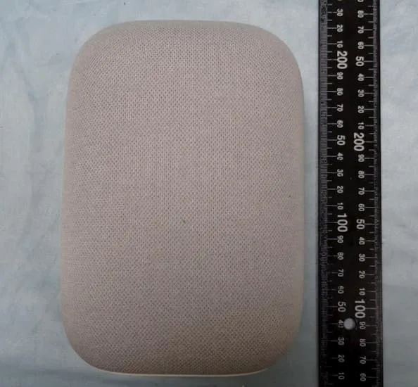Leaked image of the Google Nest speaker