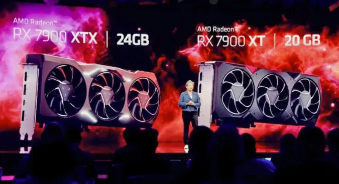 Image from AMD's XTX Launch