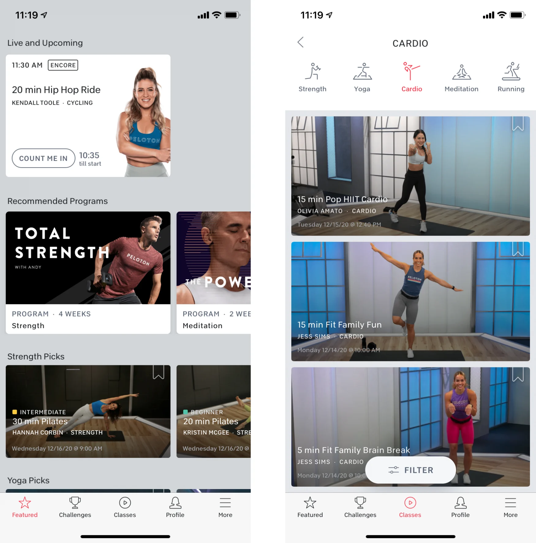 Apple Fitness Plus screenshots