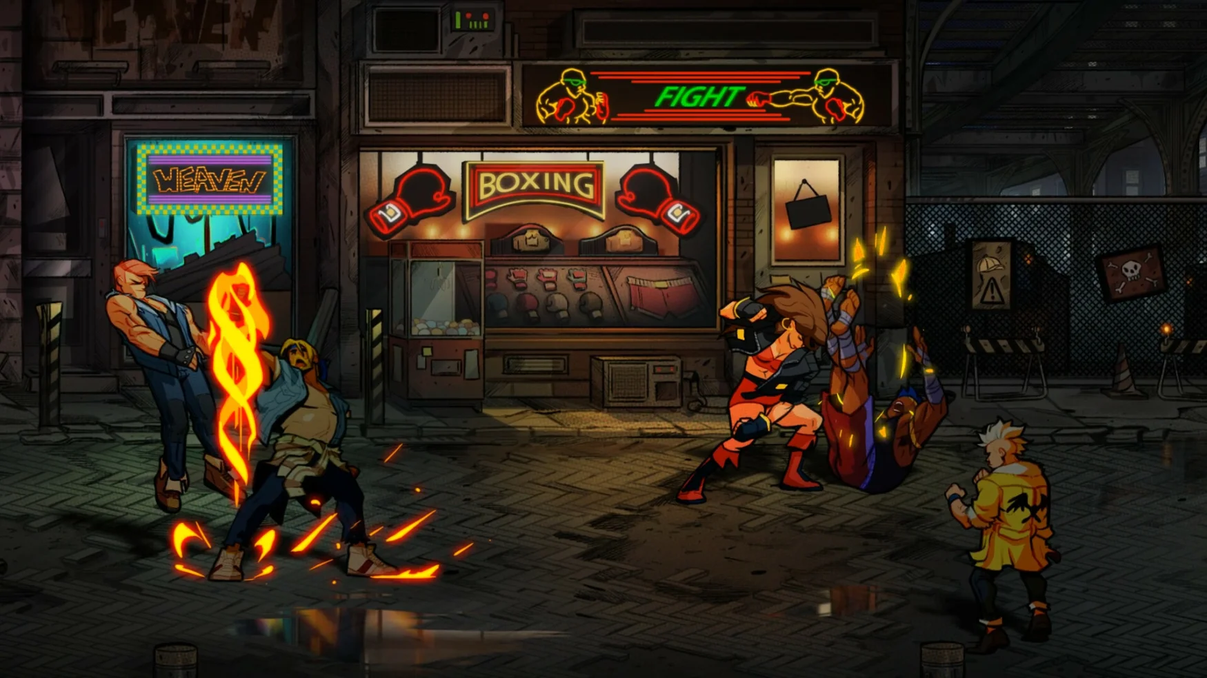 The video game Streets of Rage 4.