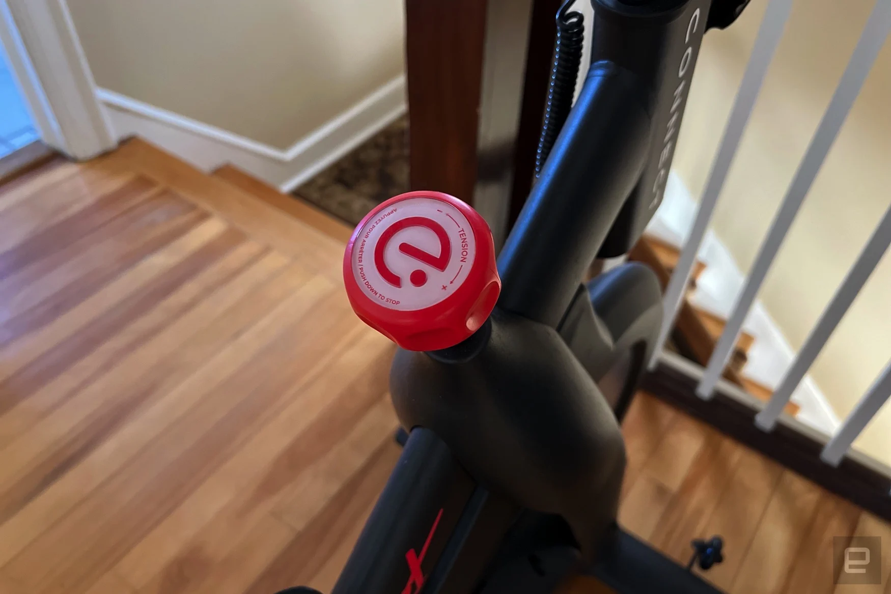 Echelon Connect Sport resistance knob
