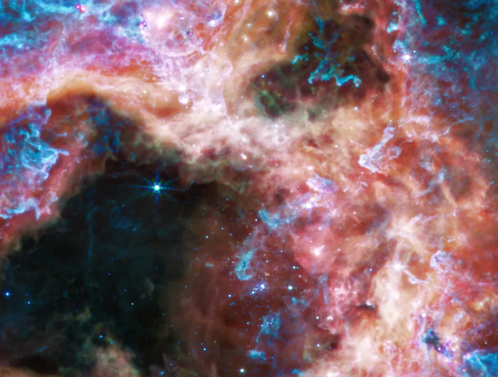 Το τηλεσκόπιο James Webb καταγράφει το νεφέλωμα του Ταραντούλα με εκπληκτική λεπτομέρεια