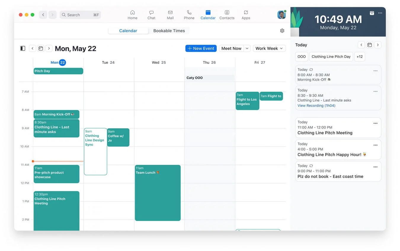 Zoom is adding email and calendar features to take on other workspace platforms