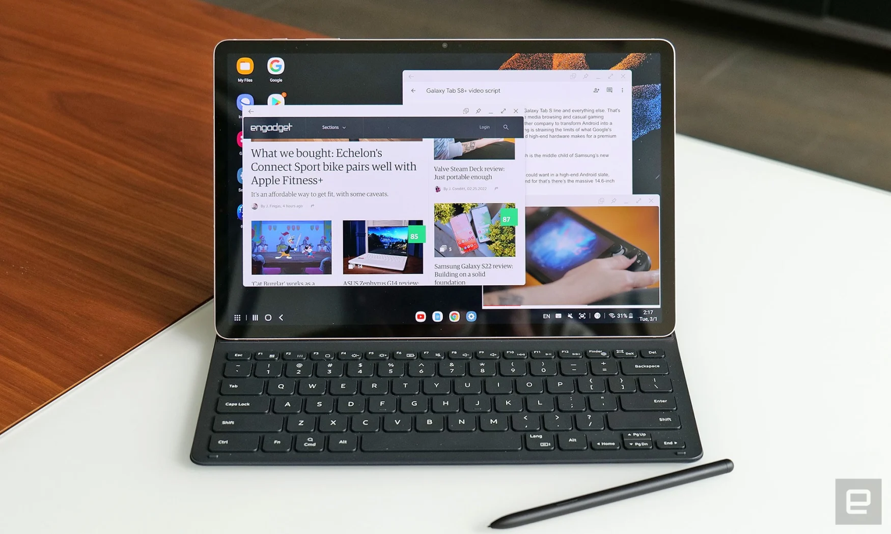 Unlike a lot of other Android tablets, the Galaxy Tab S8+ is better equipped to handle both content consumption and producitvity.