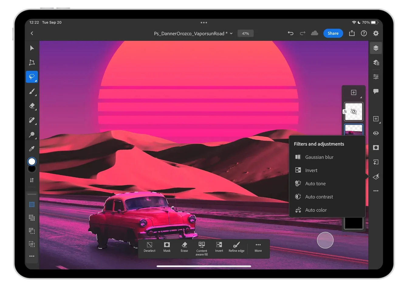 Photoshop auf dem iPad