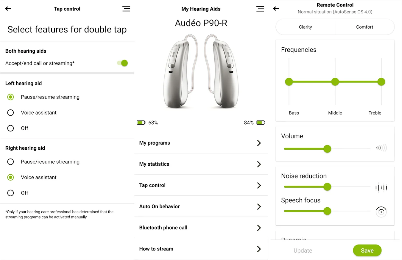 Phonak Paradise App.