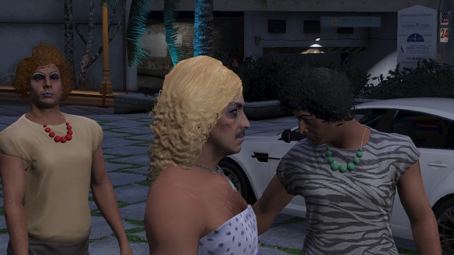 Trans characters in GTA V.