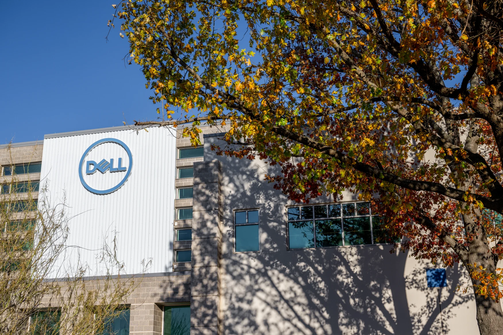 ROUND ROCK, TEXAS - JANUARY 04: The exterior of a Dell Technologies office building is seen on January 04, 2023 in Round Rock, Texas. (Photo by Brandon Bell/Getty Images)