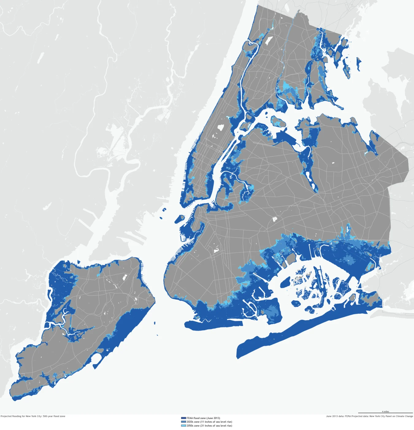 NYC 500 year floodplain