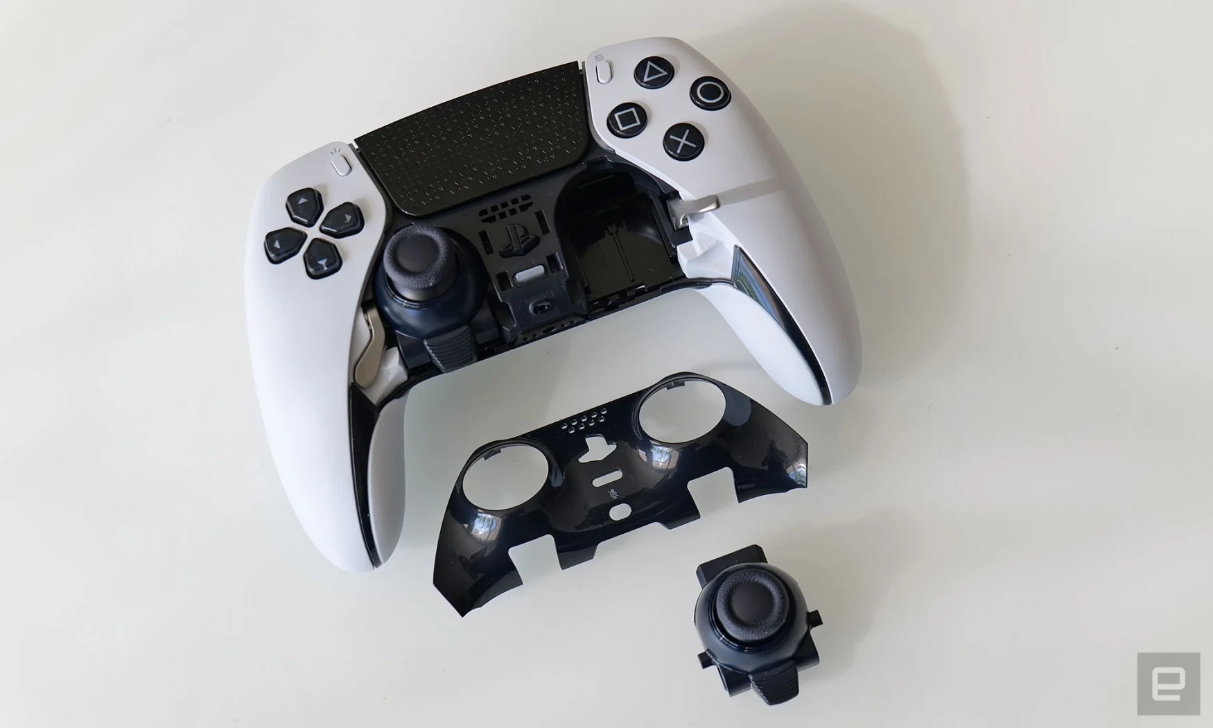 A standout feature of the DualSense Edge is the replaceable joystick pods that can be swapped out for just $20. 