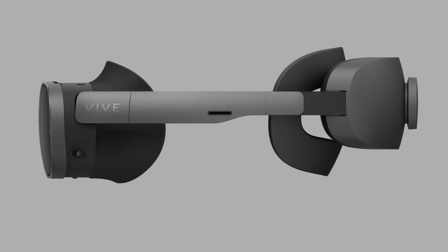 HTC XR Elite VR gözlüğünün gri bir arka plana karşı şirket PR fotoğrafı