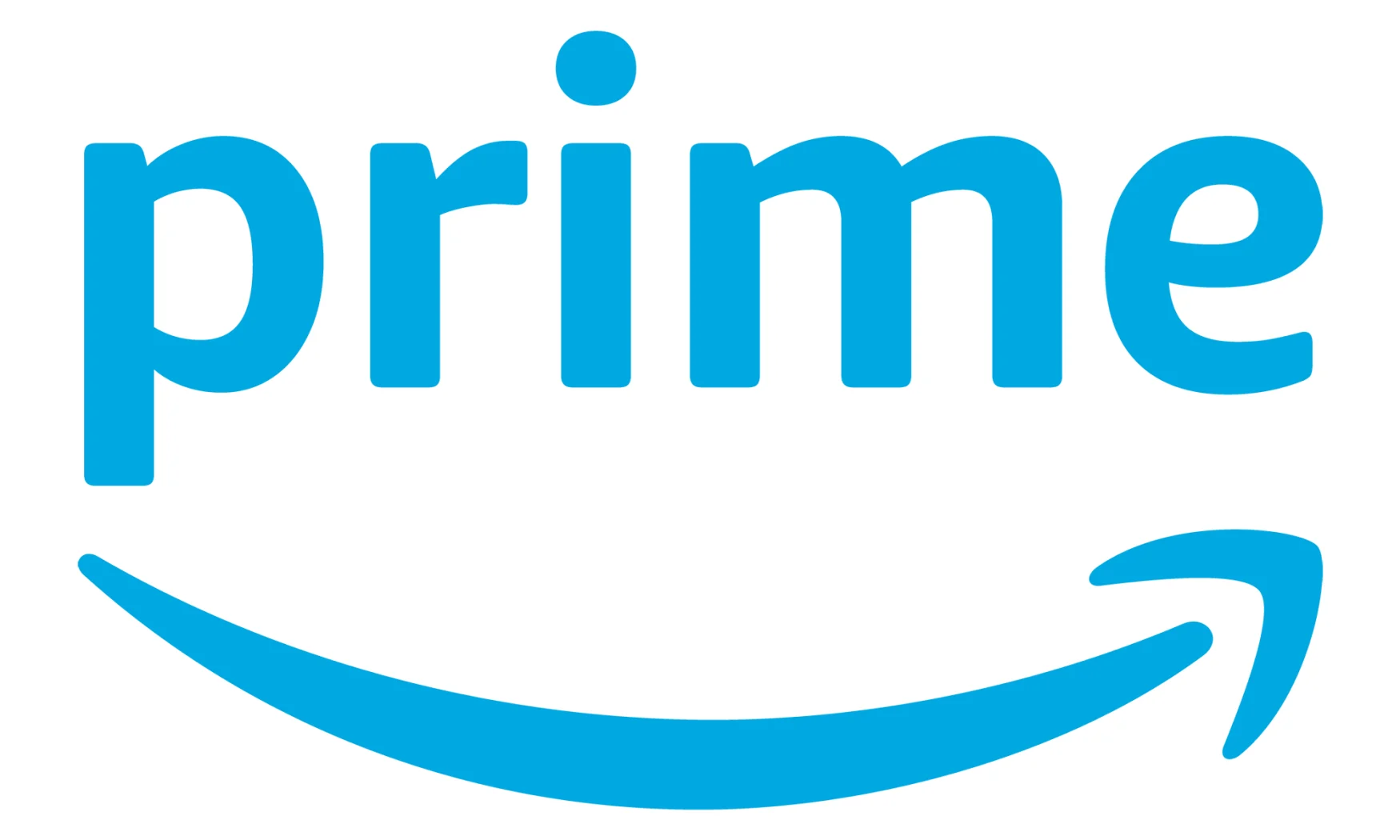 Blue Amazon Prime logo on a white background. 