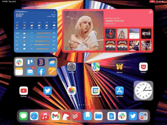 iPadOS 16 Stage Manager 