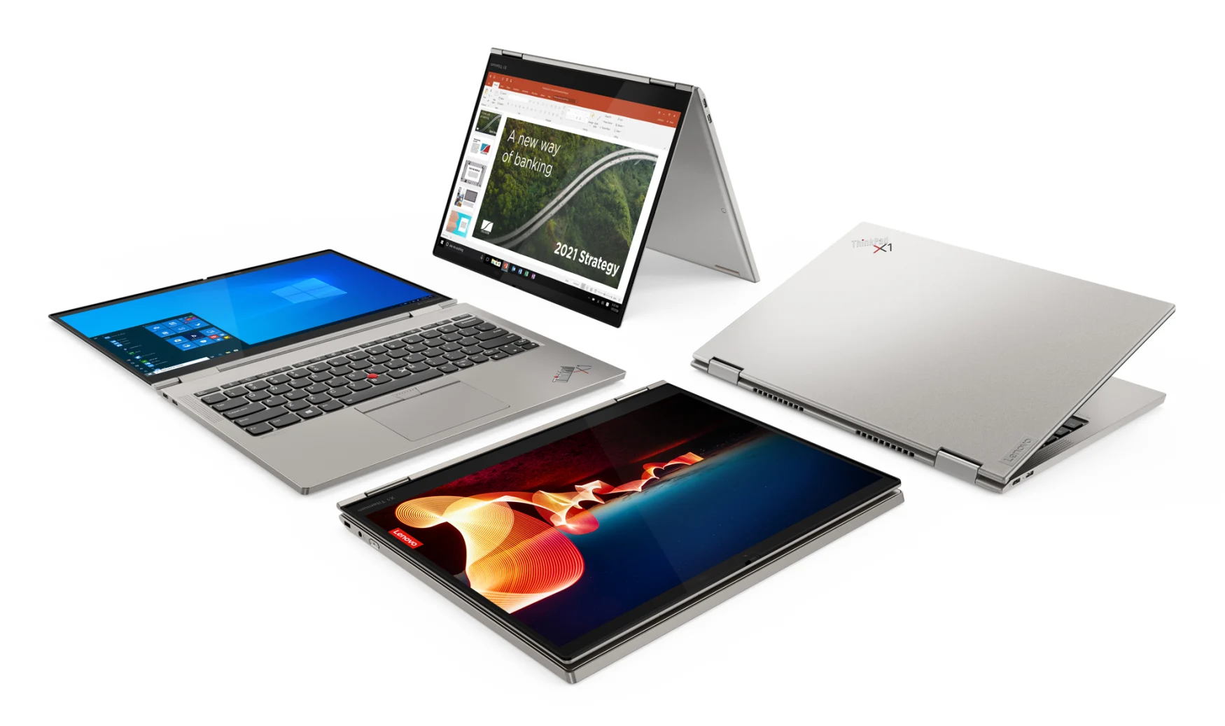 Lenovo ThinkPad X1 Titanium Yoga convertible laptop / tablet.