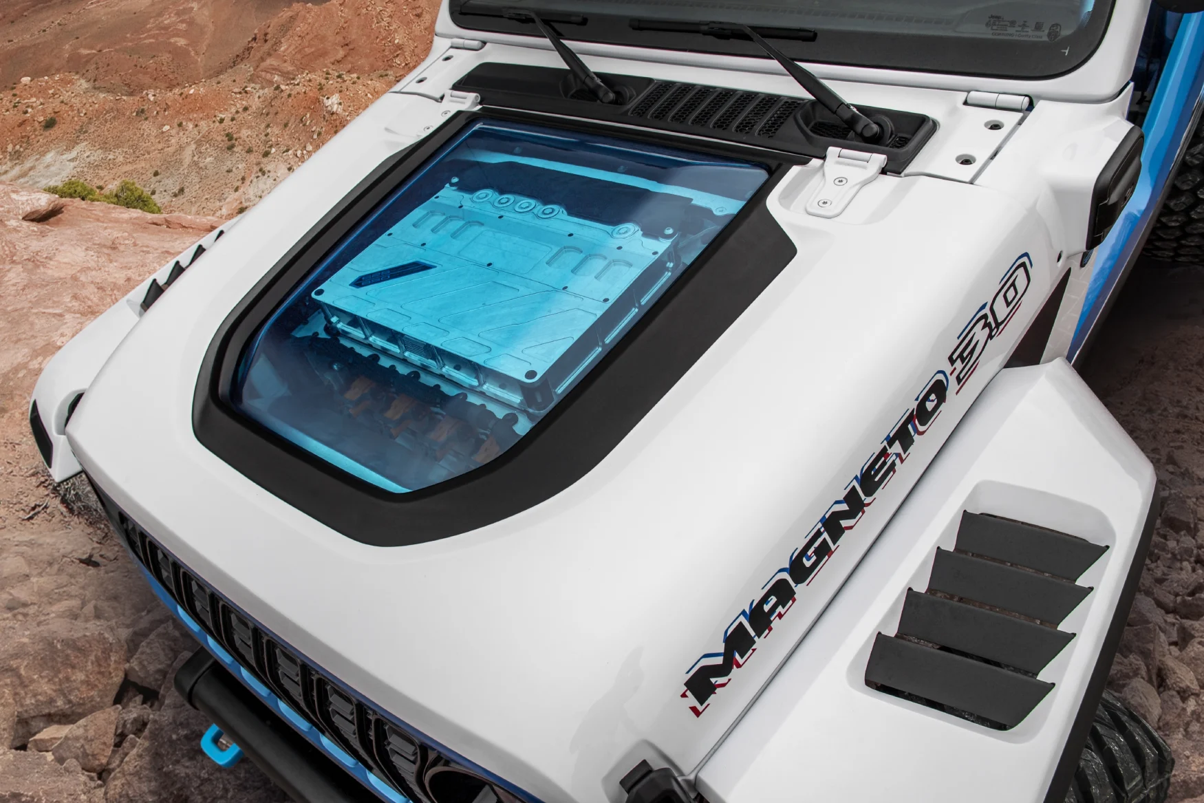 Jeep Wrangler Magneto 3.0 Concept car. 