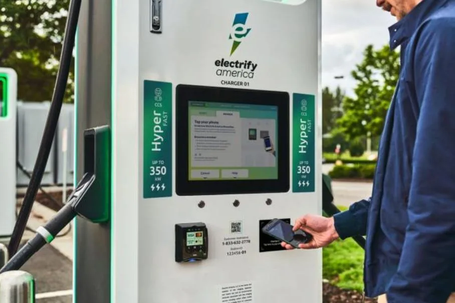 Electrify America wants to make EV chargers as easy to use as gas pumps