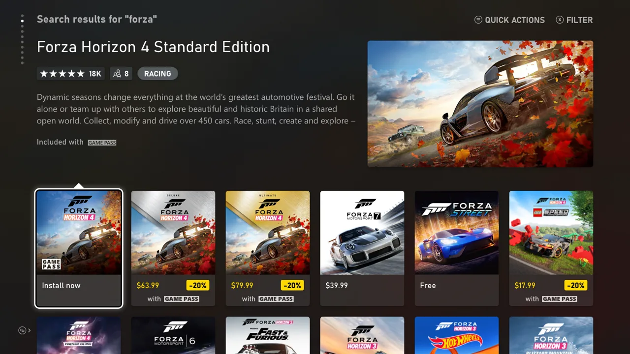 films video verkwistend Microsoft redesigned the Xbox store ahead of Series X debut | Engadget