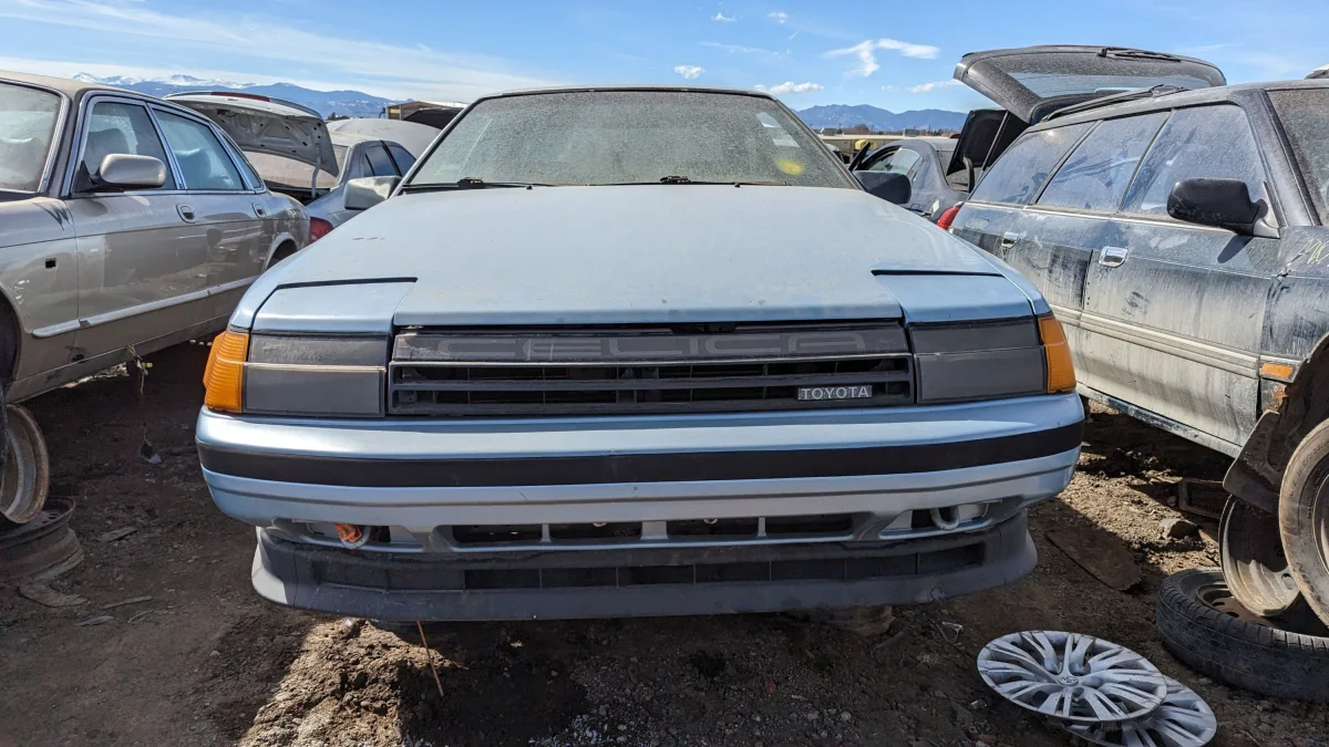 18 - 1986 Toyota Celica in Colorado junkyard - photo by Murilee Martin