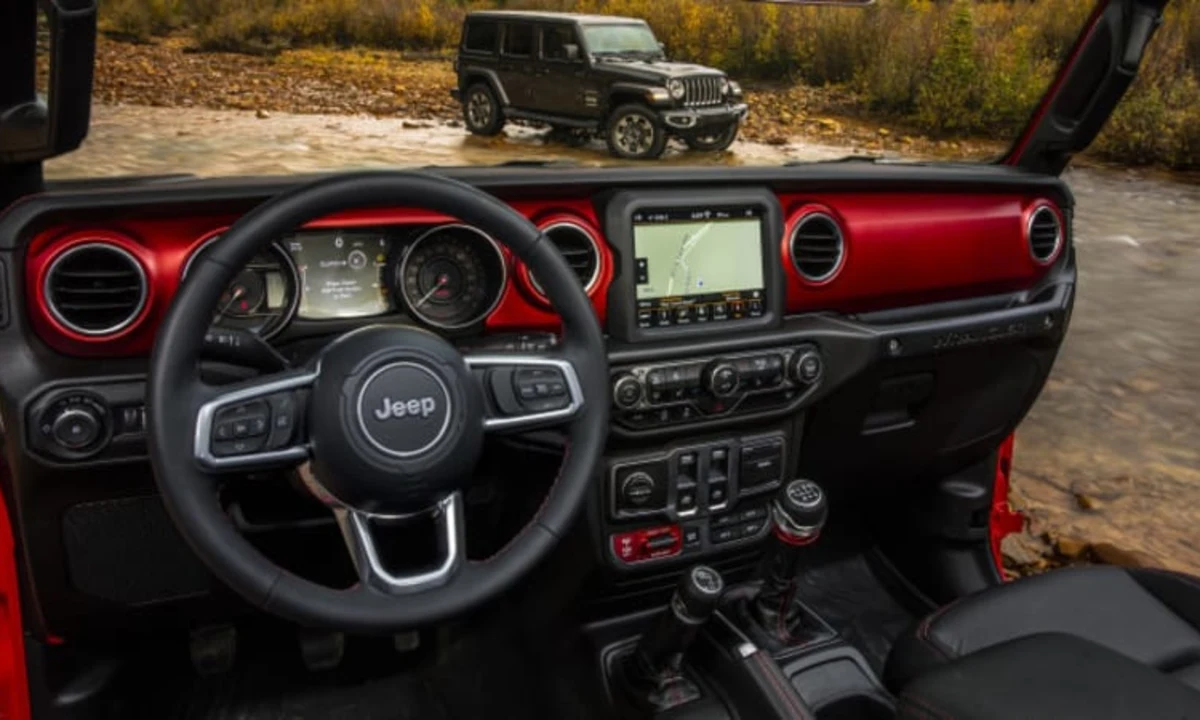 2018 Jeep Wrangler interior revealed with retro touches and bright colors -  Autoblog