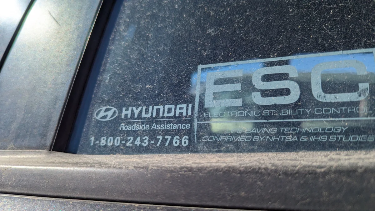 02 - 2009 Hyundai Elantra in Colorado junkyard - photo by Murilee Martin