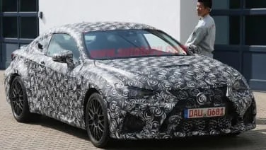 Lexus coupe caught in spy shots actually RC, headed for Tokyo reveal?
