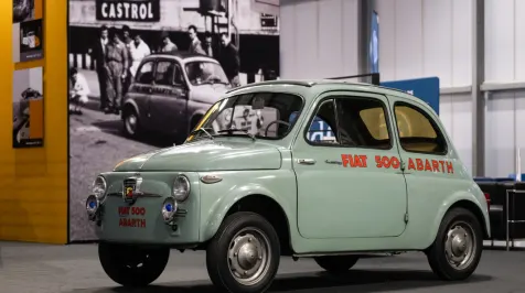 <h6><u>Classic Fiat 500 Abarth, a one-of-a-kind creation, goes on show in Milan</u></h6>