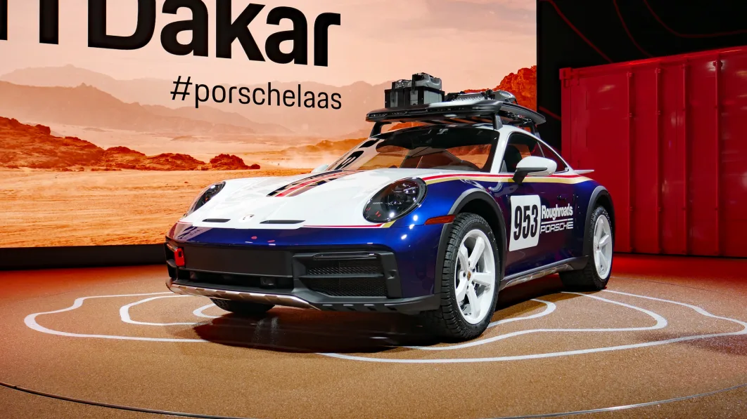 2023 Porsche 911 Dakar Rallye Design package front three quarter