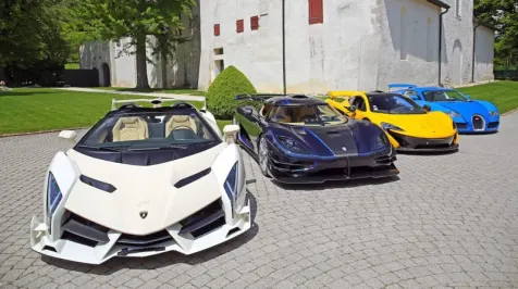 <h6><u>Veneno Roadster, One:1, One-77, LaFerrari, P1, Veyron headline 25-car Bonham's auction</u></h6>