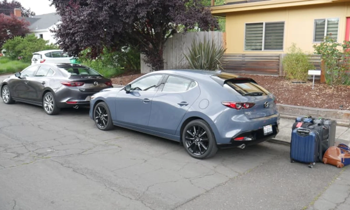 Christ Ligation Elaborate Mazda 3 Sedan and Hatchback Luggage Test | Trunk comparison - Autoblog