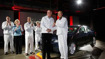 First 2013 Acura ILX rolls off the line