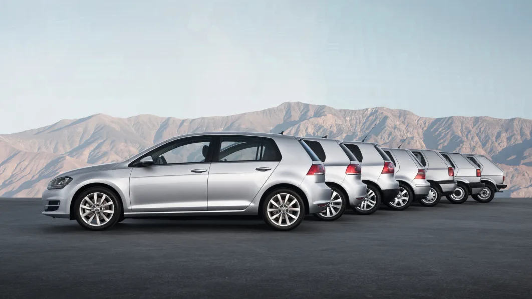 Volkswagen Golf - Generation one to seven