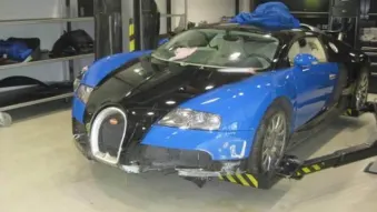 Wrecked Bugatti Veyron for Auction