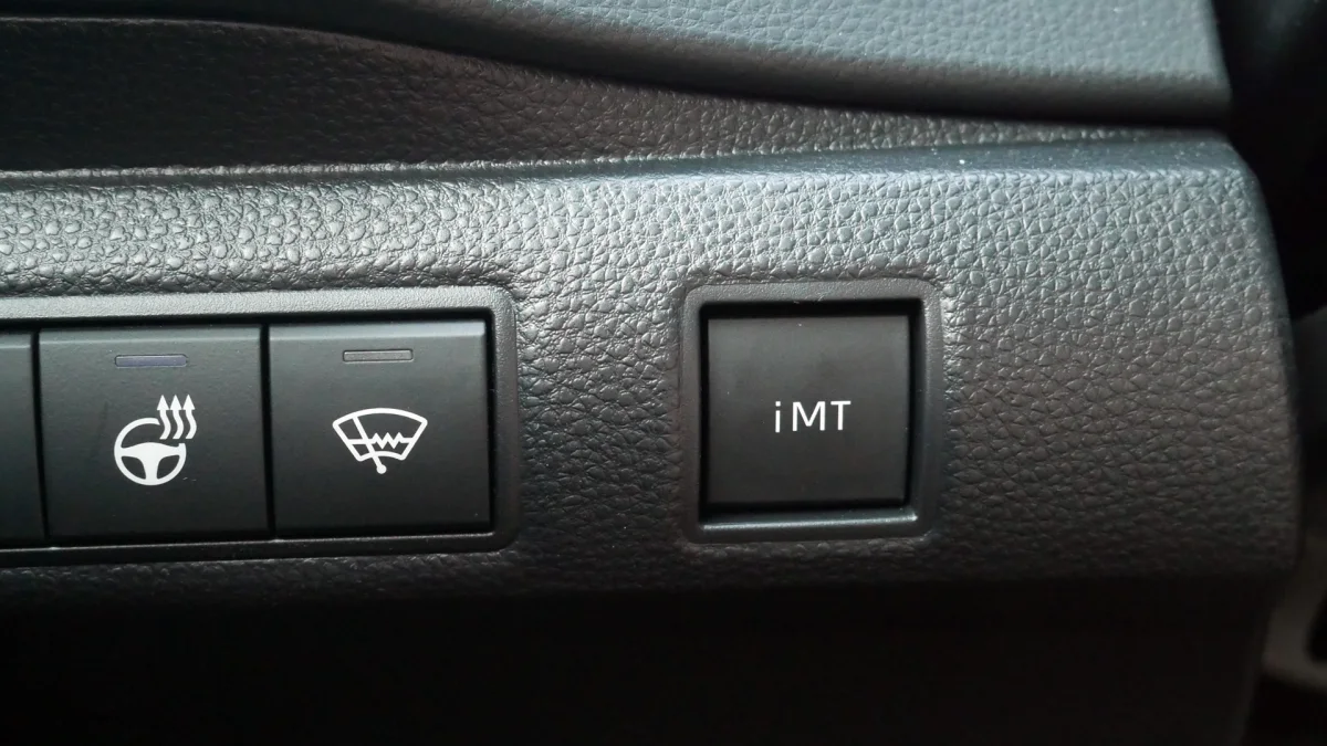 2023 Toyota GR Corolla Circuit iMT auto rev match button