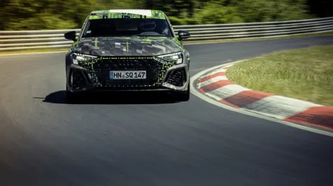<h6><u>Watch as 2022 Audi RS 3 is crowned compact king of the Nurburgring</u></h6>