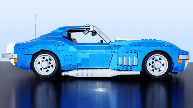 Overskyet Paradoks let at håndtere 1969 Corvette Lego model needs some support to make production - Autoblog