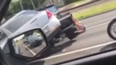 Florida man runs down bikers in traffic