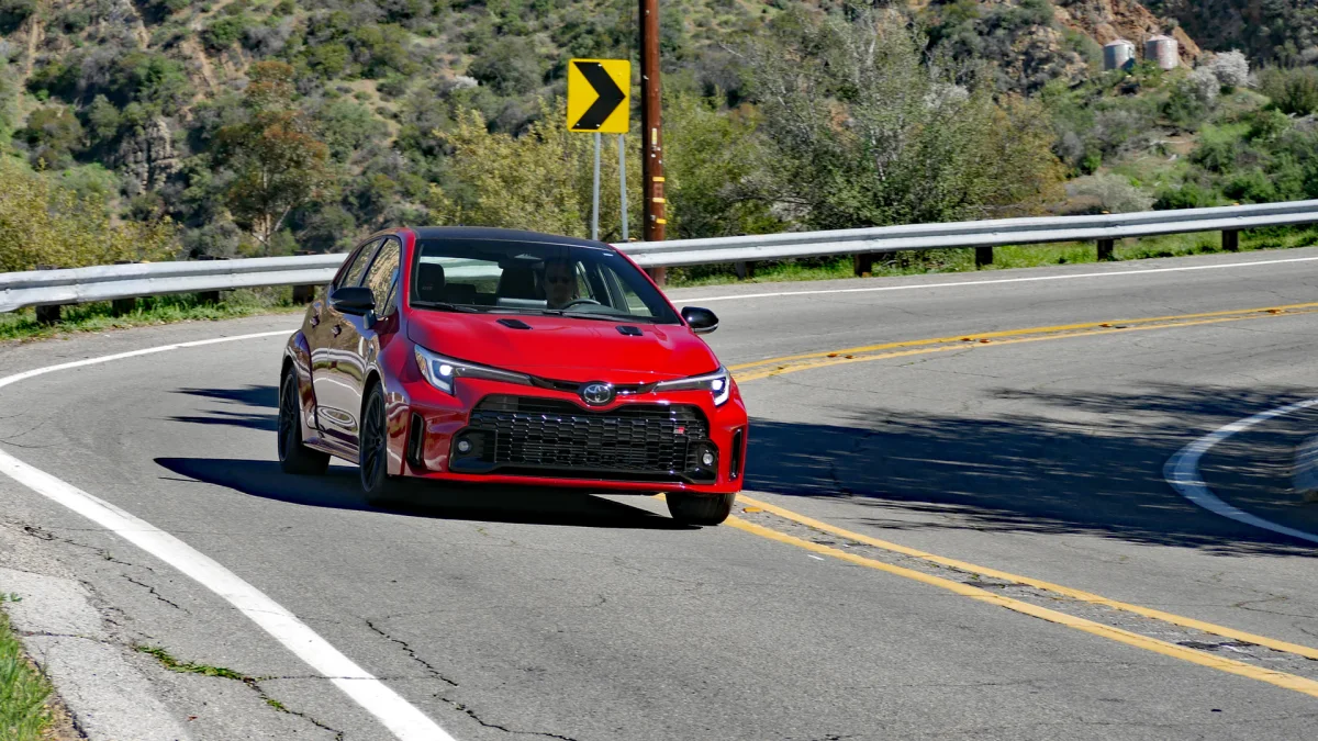 2023 Toyota GR Corolla Circuit action front