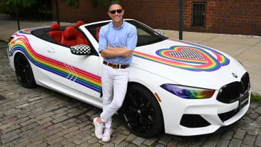 BMW supports Pride Week with colorful Jonathan Adler 8 Series Convertible