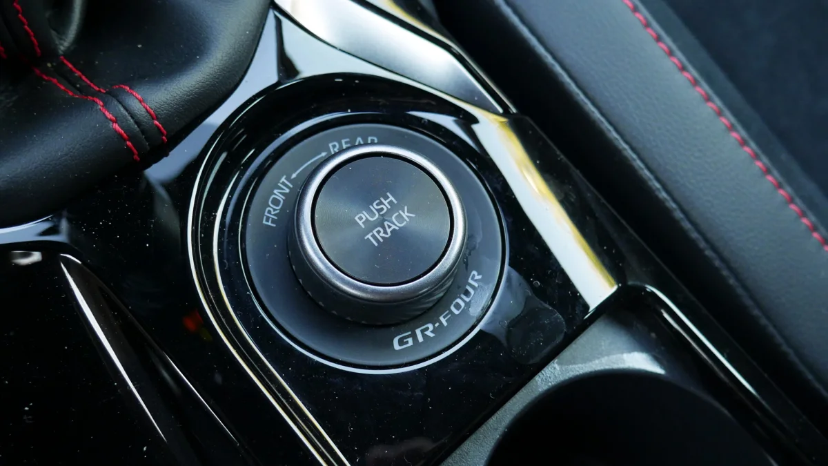 2023 Toyota GR Corolla Circuit GR Four control knob