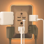 Need more plugs? This $10 outlet extender also lights up your space