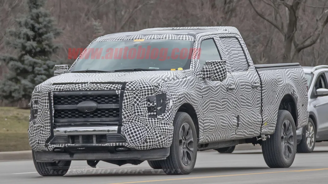 2021 Ford F-150 grille spy shots