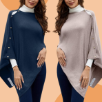 'The perfect travel shawl': This elegant and versatile knit poncho is just $23