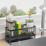 This $18 kitchen caddy drains right into the sink: 'No more nasty wet spots'