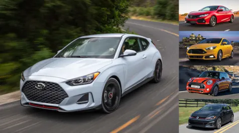 <h6><u>2019 Hyundai Veloster Turbo vs. sporty hatchbacks and coupes: How they compare on paper</u></h6>
