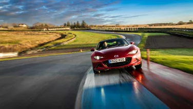Mazda MX-5 Miata sets lap records with sustainable fuel on cross-U.K. trip