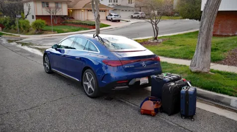 <h6><u>Mercedes-Benz EQE Luggage Test: How big is the trunk?</u></h6>