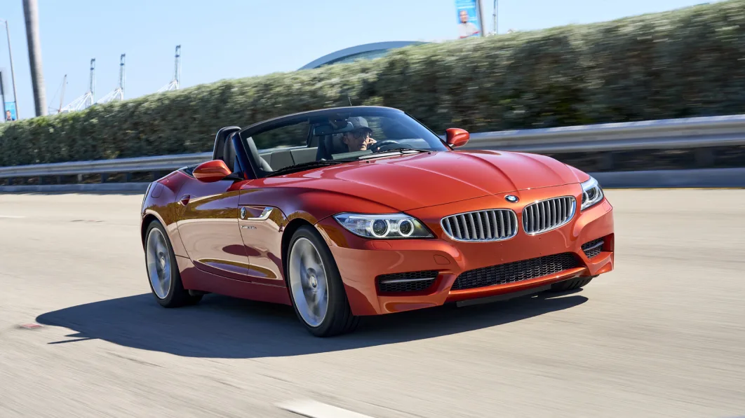 BMW Z4 sDrive35is action front three quarter