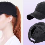 I’m a devoted beach bunny — this $8 ponytail hat is my favorite go-to sun shield